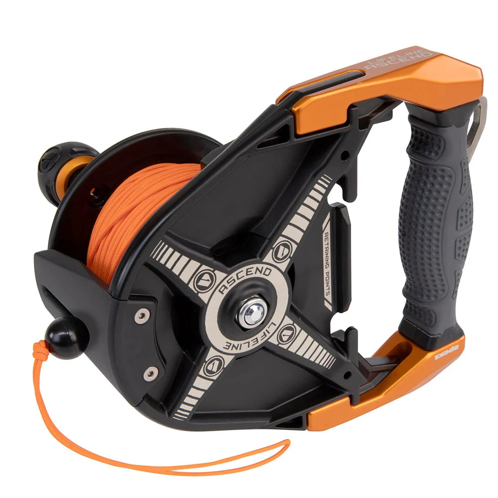 Apeks Lifeline Ascend Reel 60m - Orange - Image 2