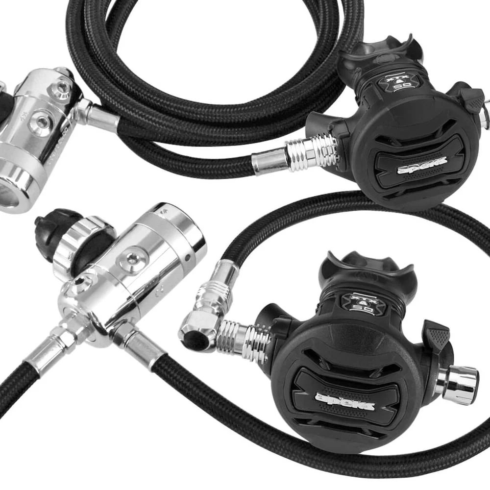 Apeks XTX50 Sidemount Regulator Set - Image 2