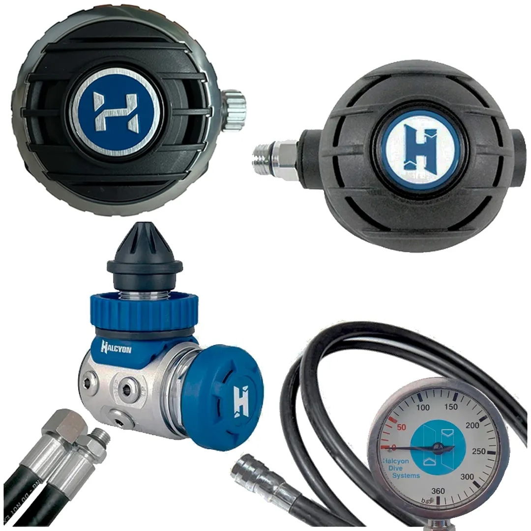 DIR Starter: Halcyon Eclipse Wing + Halo Aura H-50D Long Hose Regulator Package - Image 3