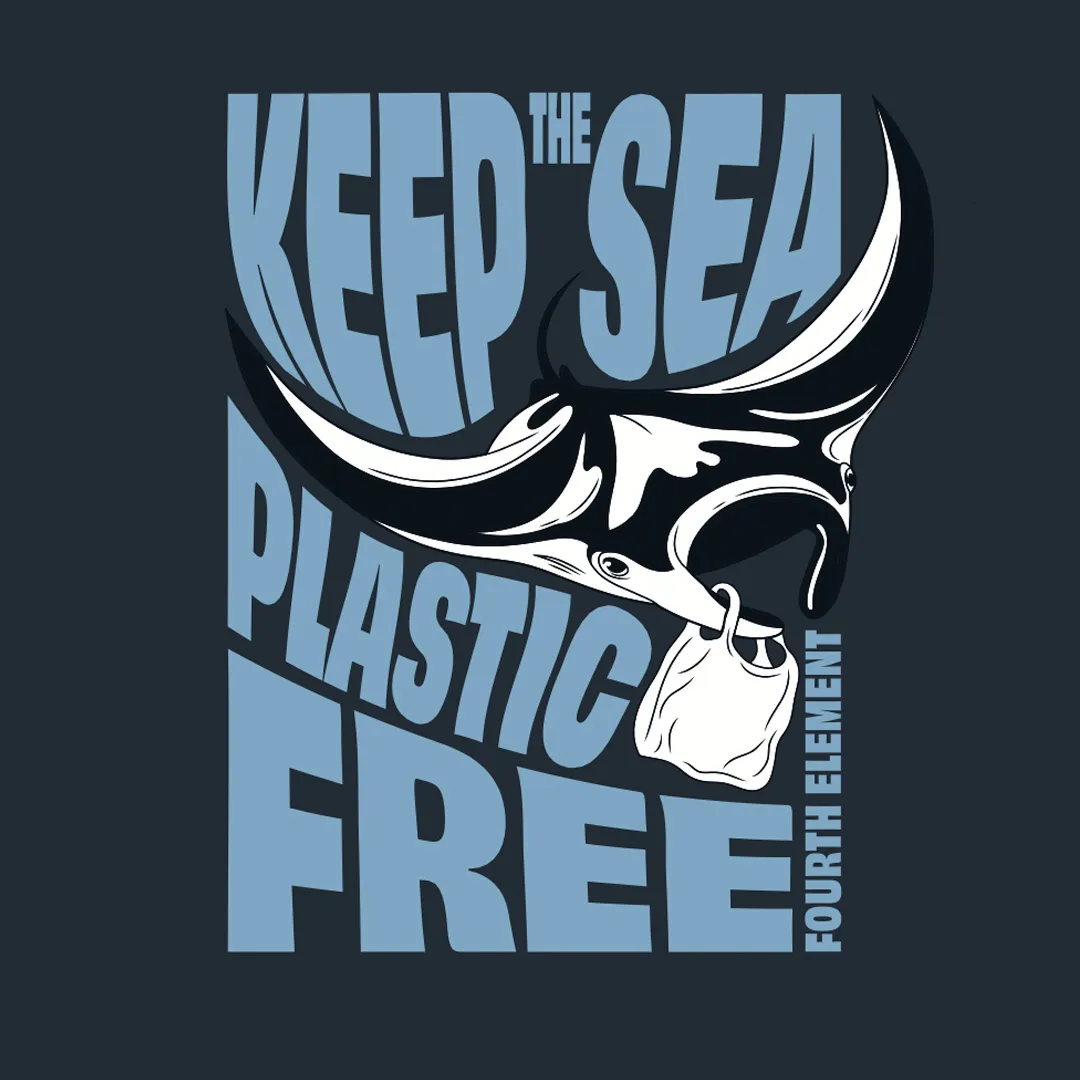 Fourth Element Men's T-Shirt - Keep the Sea Plastic Free - Image 2