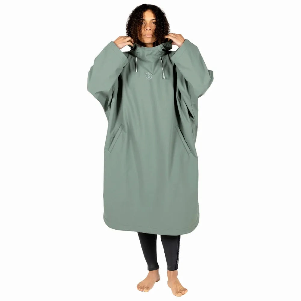 Fourth Element Storm Poncho - Sea Moss