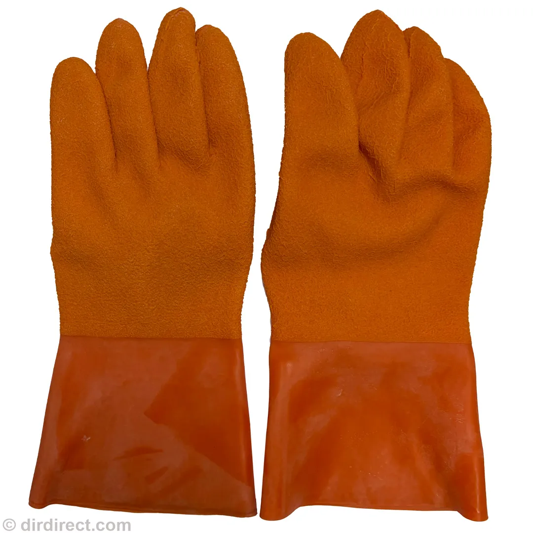 Kubi Textured Heavyweight Dry Gloves - Orange - Image 4