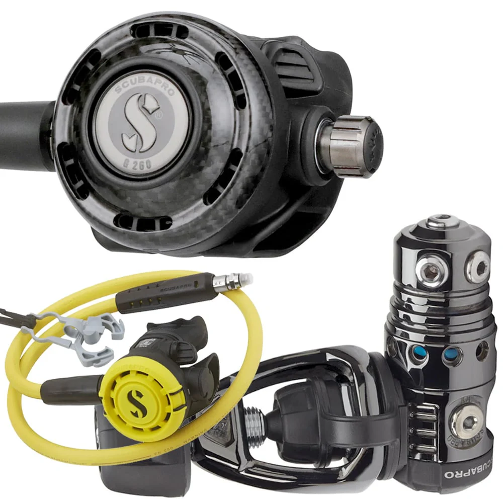Scubapro MK25 EVO / G260 Carbon Black Tech + R105 Octopus - Image 2