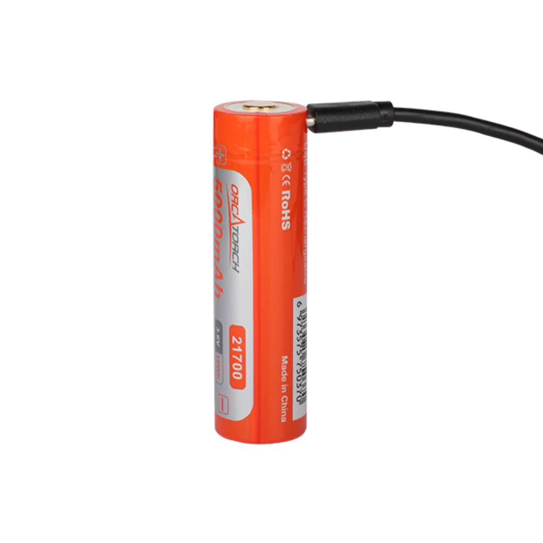 OrcaTorch 21700 5000mAh Battery - Image 4