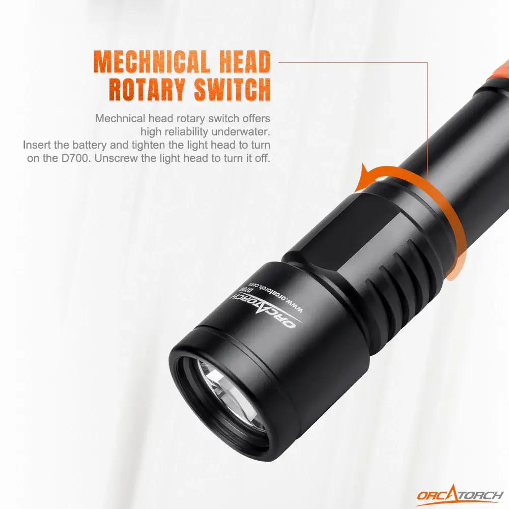 OrcaTorch D700 Dive Light - Image 3