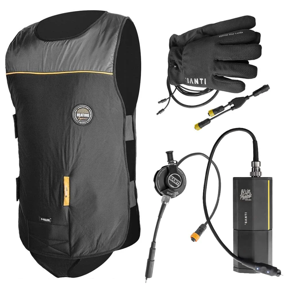 Santi Deluxe Heated Vest and Gloves Set - Image 2