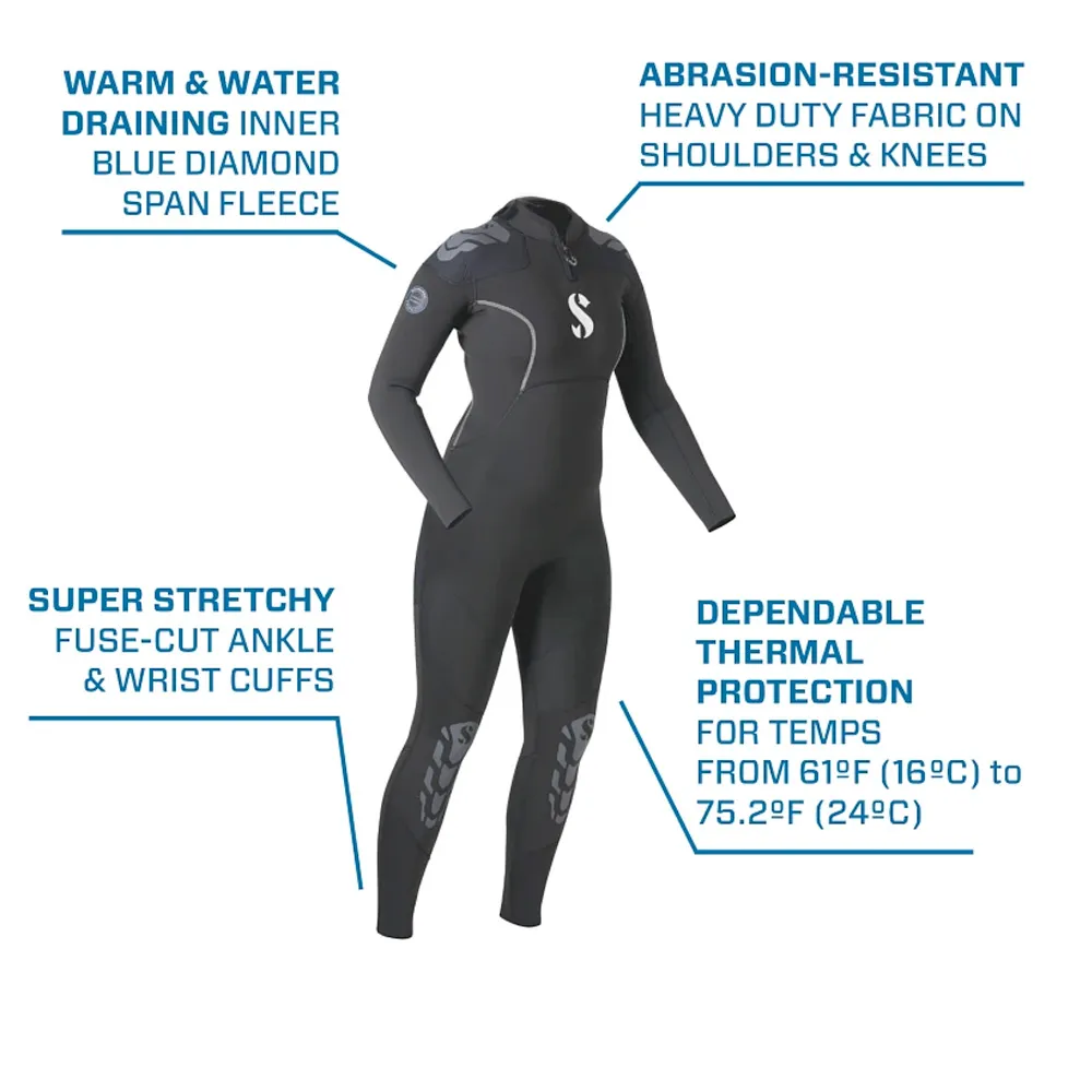 Scubapro Everflex Yulex 3/2mm Wetsuit - Women's - Image 6