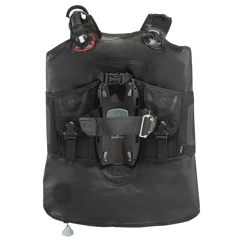 Scubapro Hydros Pro 2 BCD + Mini Monorail Weight Pockets - Image 3
