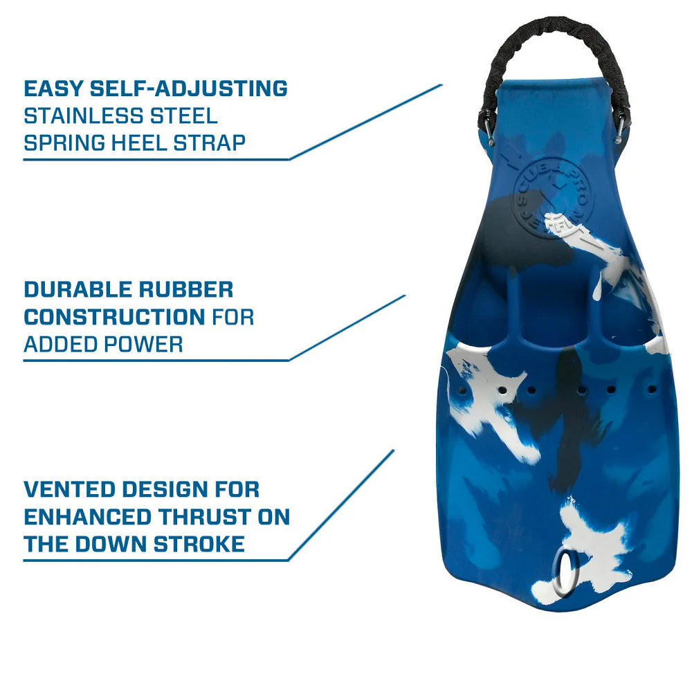 Scubapro Jet Fins - Blue Camo - Image 4