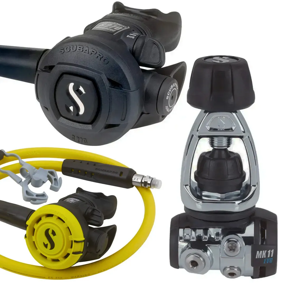 Scubapro MK11 EVO 2 / S270 Regulator + R105 Octopus - Image 2