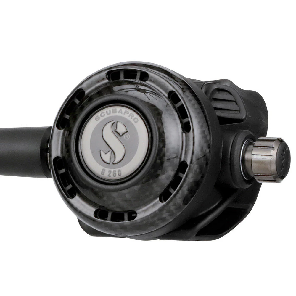 Scubapro MK19 EVO / G260 Carbon Black Tech Regulator + R105 Octopus - Image 4