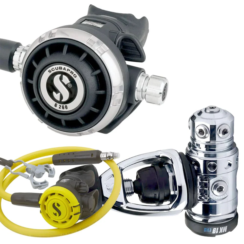 Scubapro MK19 EVO / G260 Regulator + R105 Octopus - Image 2