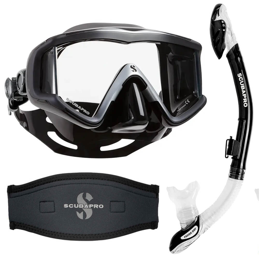 Scubapro Snorkelling Set - Crystal Vu and Fusion Dry - Image 2