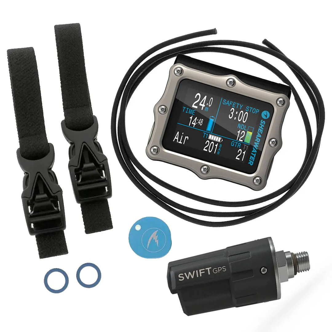 Shearwater Perdix 2 Ti Silver with Swift GPS Transmitter - Image 2
