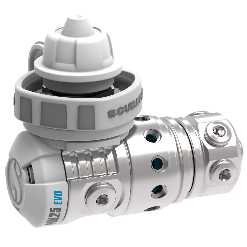 White Scubapro MK25 EVO / S620Ti Regulator + FREE R105 Octopus - Image 10