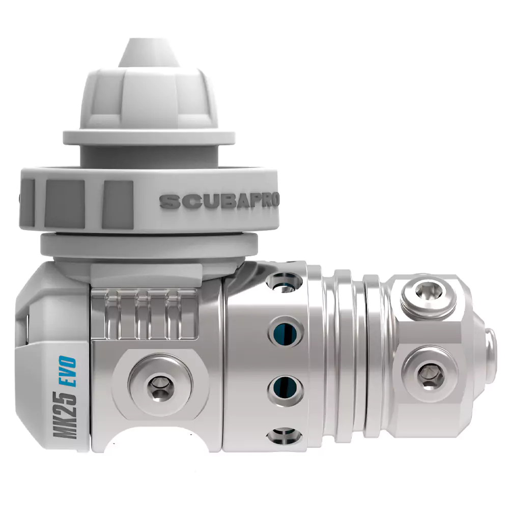 White Scubapro MK25 EVO / S620Ti Regulator + FREE R105 Octopus - Image 6